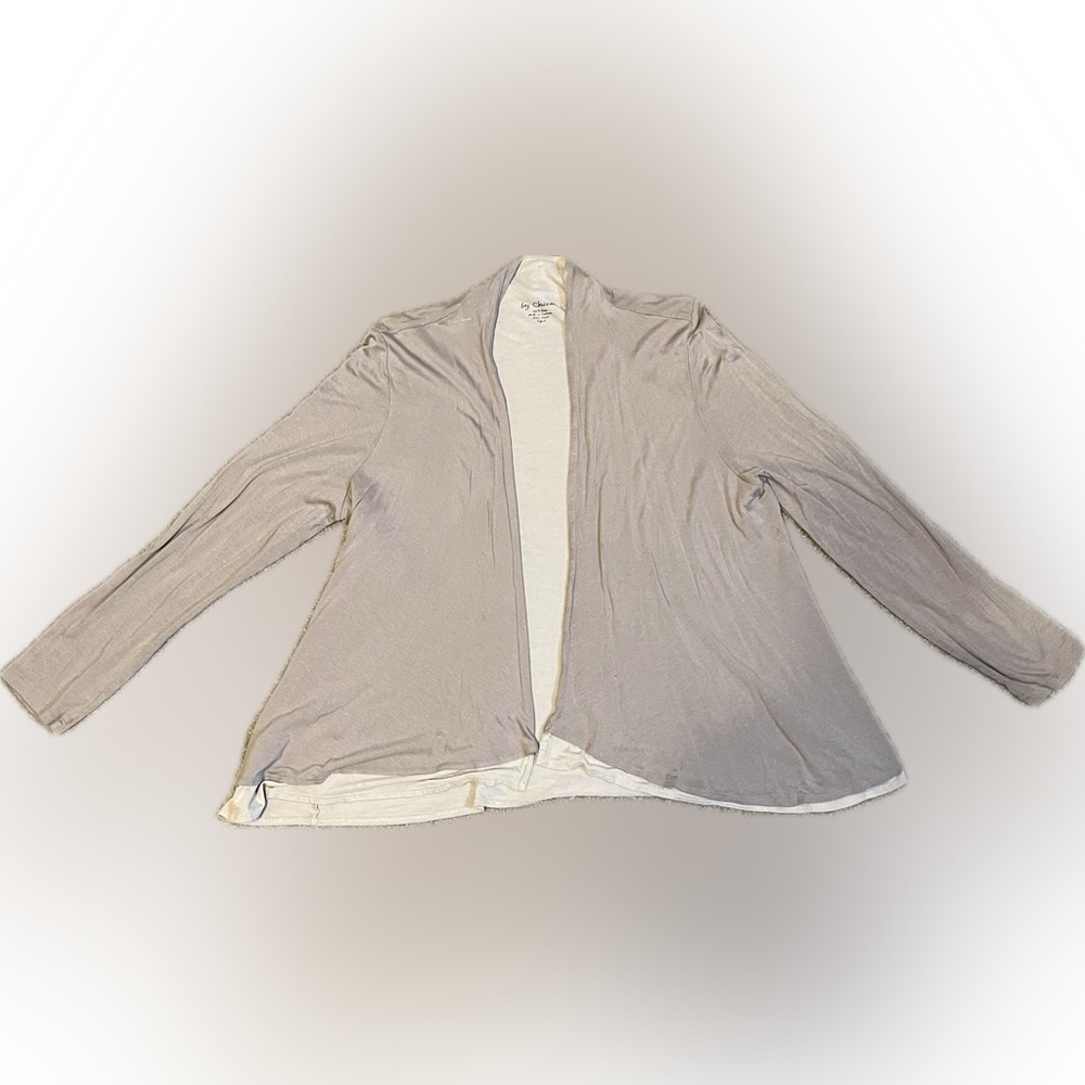 Chico’s Rayon Open Front Cardigan size L - Picture 5 of 13